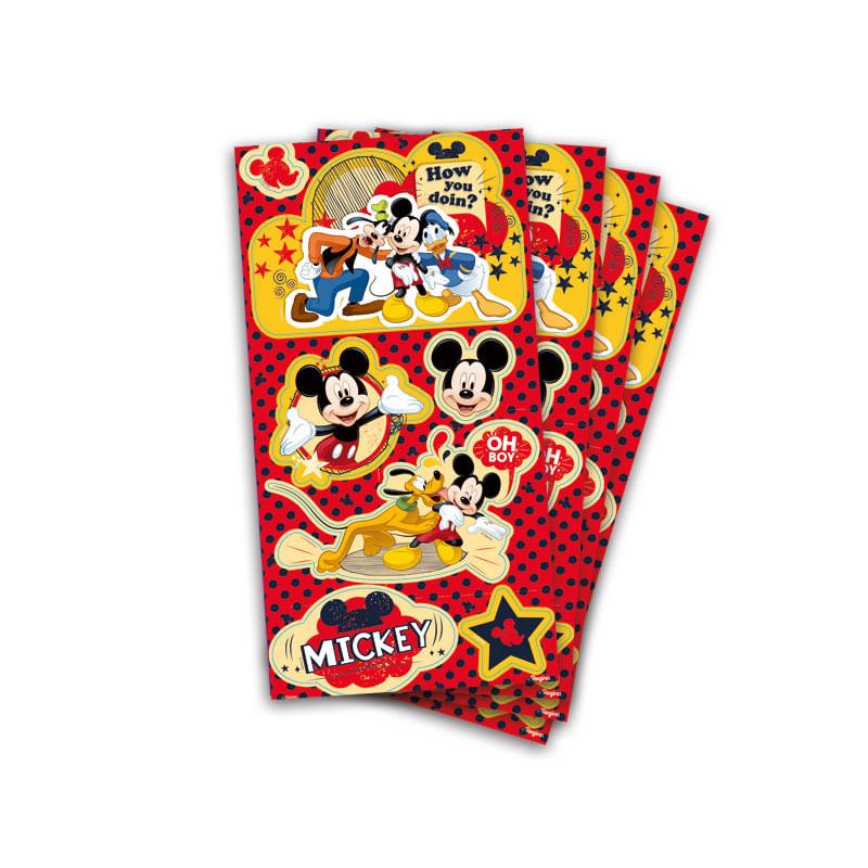 Adesivo Lembrancinha - Mickey Clássico - Regina Festas
