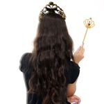 Varinha De Princesa Infantil Para Fantasias Abrakadabra Dourado