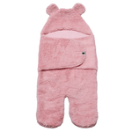 Saco de Dormir Para Bebê Mantinha Rosa de Ursinha  P