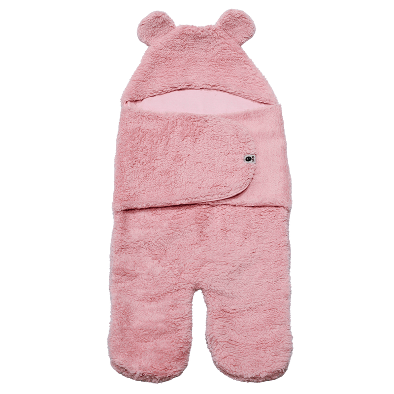 Saco de Dormir Para Bebê Mantinha Rosa de Ursinha  P