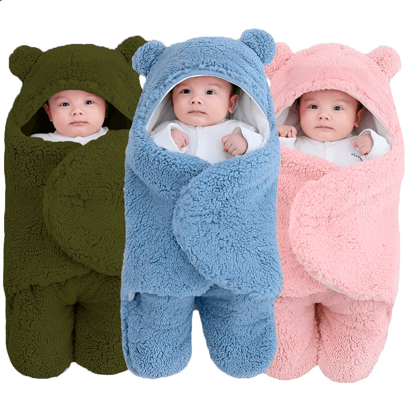 Saco de Dormir Para Bebê Mantinha Rosa de Ursinha  P