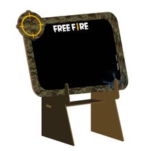Lousa Decorada P MDF Free Fire - 1 Unidade - Festcolor - Magazine 25