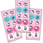 Adesivo Redondo Hello Kitty com 30 - Festcolor