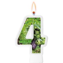 Vela Numeral Hulk -  Regina Festas