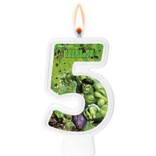 Vela Numeral Hulk -  Regina Festas