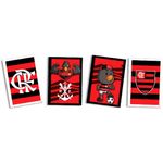 Quadro Decorativo Flamengo 2023 C/4 - Festcolor