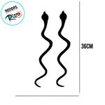 Kit Cobras Naja de Plástico - 36cm - 2 unidades - Magazine 25