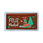 Blister Decorado com Transfer para Chocolate - Tablete - Feliz Natal - BLN018001 - 1 unidade - Stalden - Rizzo