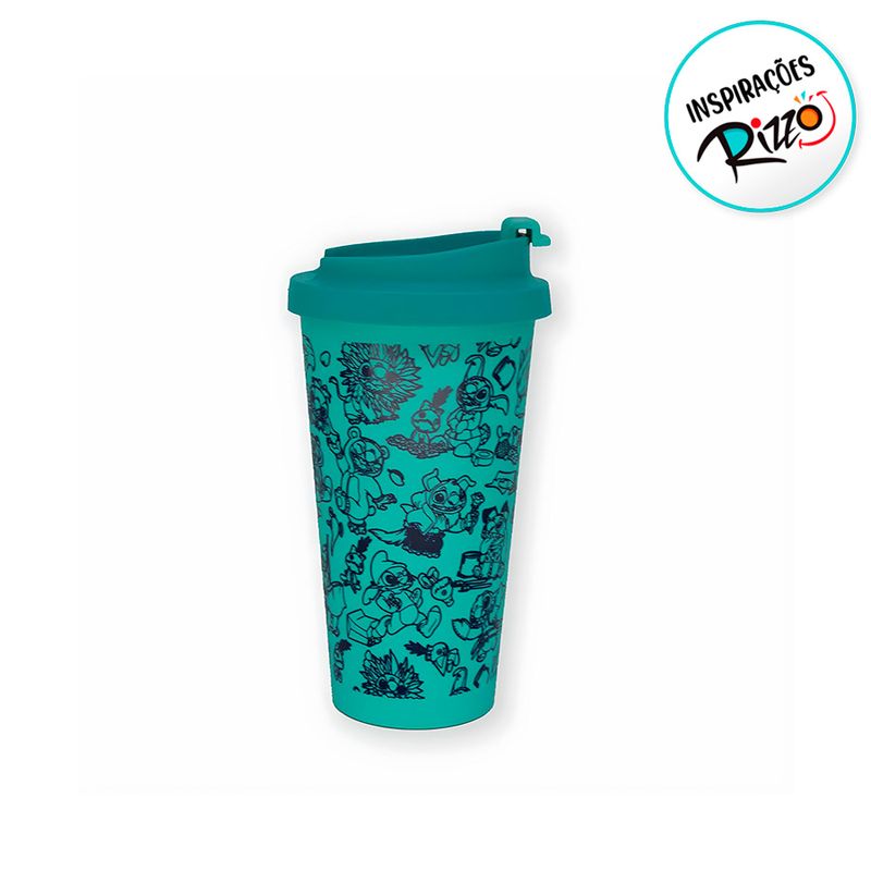 Copo Viagem Bucks - Stitch - 500ml - 1 unidade - Zona Criativa - Rizzo