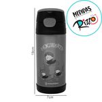 Garrafa Térmica com Canudo Hogwarts - 350ml - 1 unidade - Zona Criativa - Magazine 25