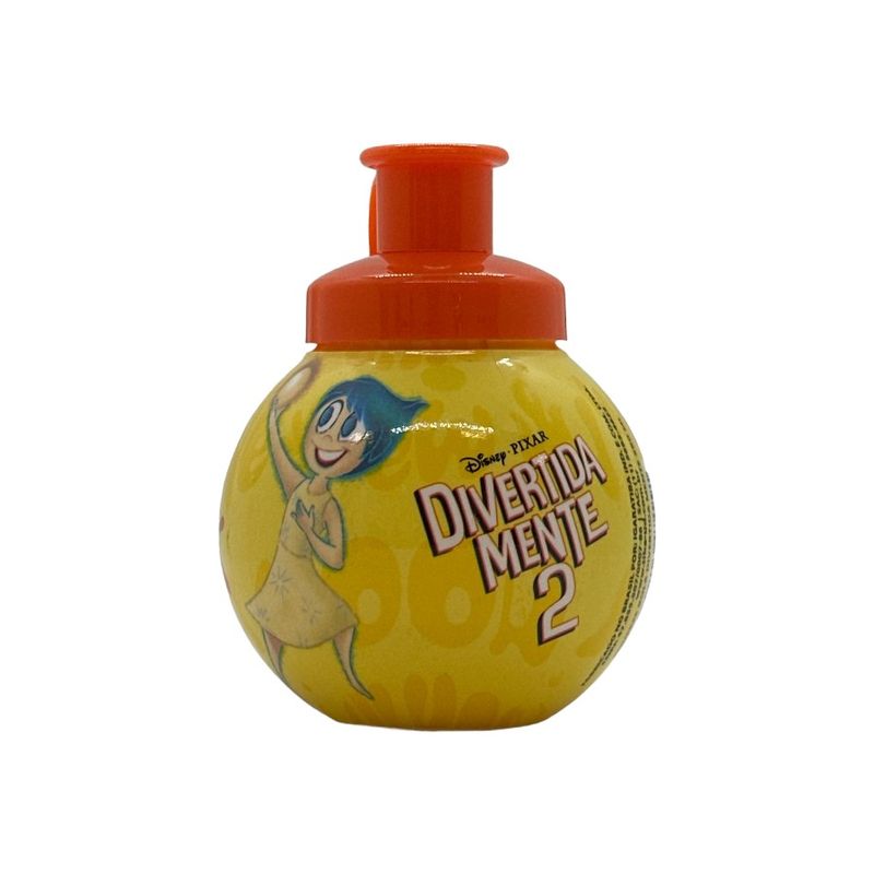 Garrafa Squeeze Bola Divertidamente - Amarela - 250ml - 1 unidade - Magazine 25