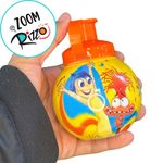 Garrafa Squeeze Bola Divertidamente - Amarela - 250ml - 1 unidade - Magazine 25