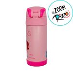 Garrafa Térmica com Canudo Princesas - 350ml - 1 unidade - Zona Criativa - Rizzo