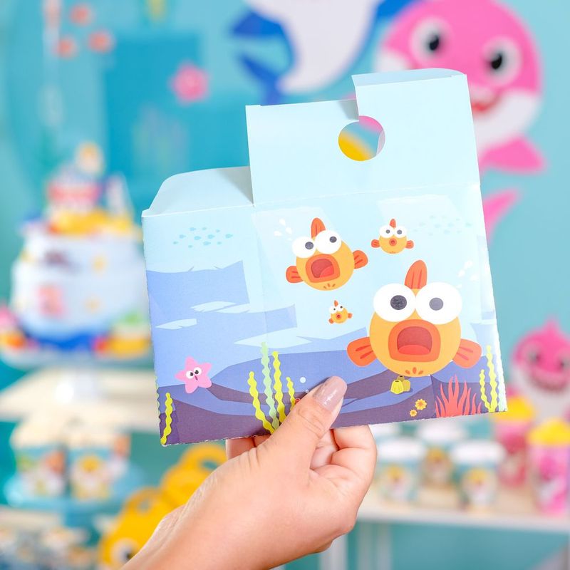 Kit Balões Festa Baby Shark - 1 Unidade - Cromus - Magazine 25