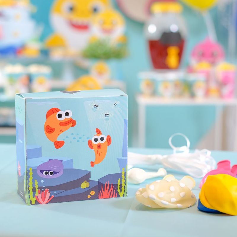 Kit Balões Festa Baby Shark - 1 Unidade - Cromus - Magazine 25