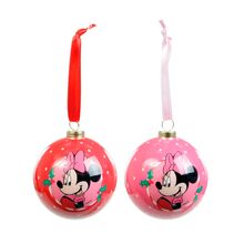 Bola de Natal Disney Original - Minnie - 10cm - 2 unidades - Cromus - Magazine 25