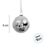 Bola de Natal Disney Original - Minnie - 6cm - 6 unidades - Cromus - Magazine 25