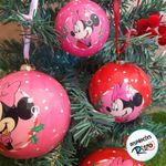 Bola de Natal Disney Original - Minnie - 6cm - 6 unidades - Cromus - Magazine 25