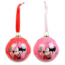 Bola de Natal Disney Original - Minnie - 12cm - 2 unidades - Cromus - Magazine 25