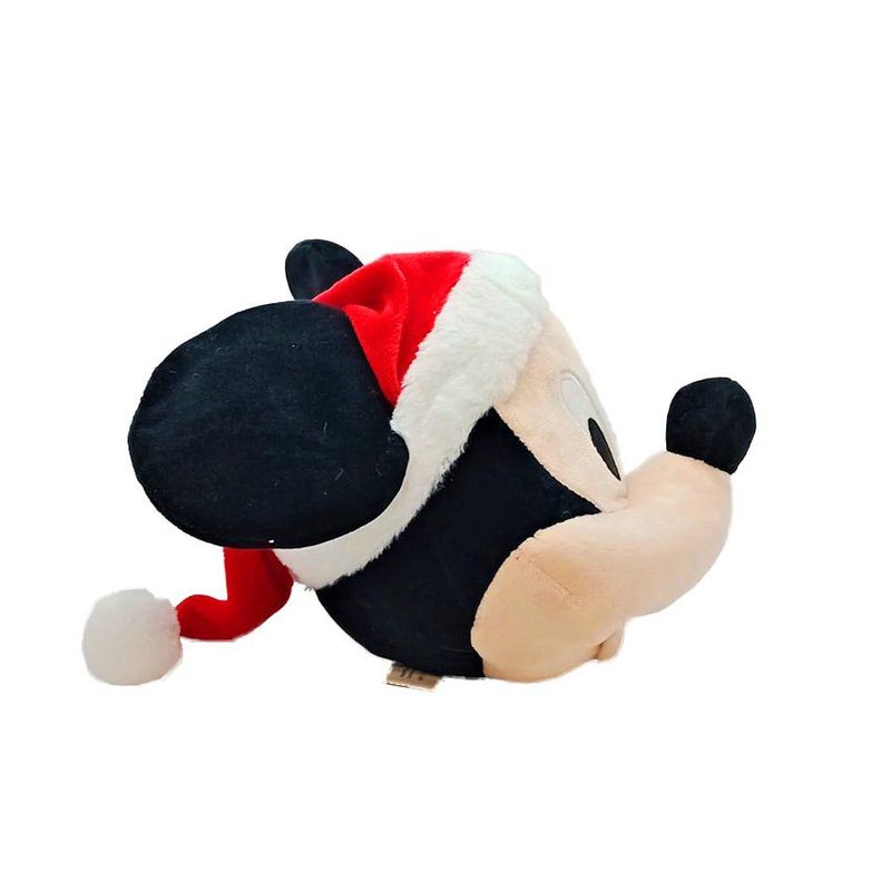 Pelúcia Cabeça Mickey c/ Gorro de Natal - 20 cm - Natal Disney - 1 unidade - Cromus - Magazine 25