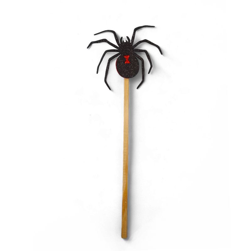 Palito Decorativo Halloween - Aranha - 27cm - 5 unidades - Magazine 25