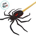 Palito Decorativo Halloween - Aranha - 27cm - 5 unidades - Magazine 25