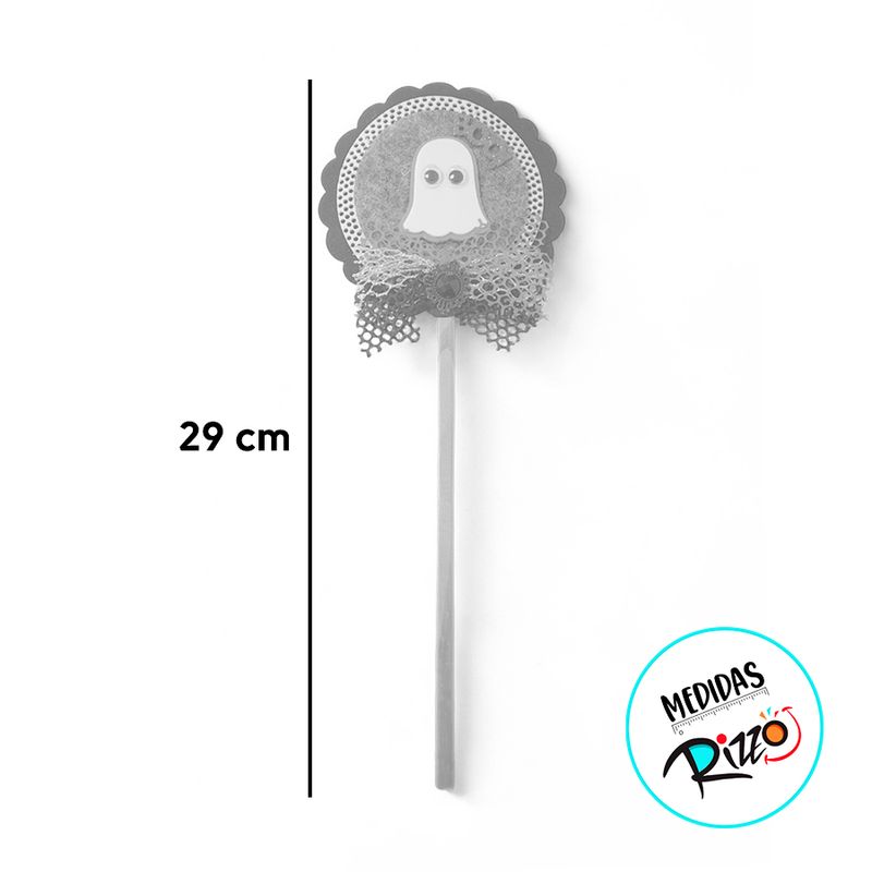 Palito Decorativo Halloween - Fantasminha Boo! - 29cm - 1 unidade - Magazine 25