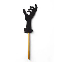 Palito Decorativo Halloween - Mãos - 31cm - 6 unidades - Magazine 25