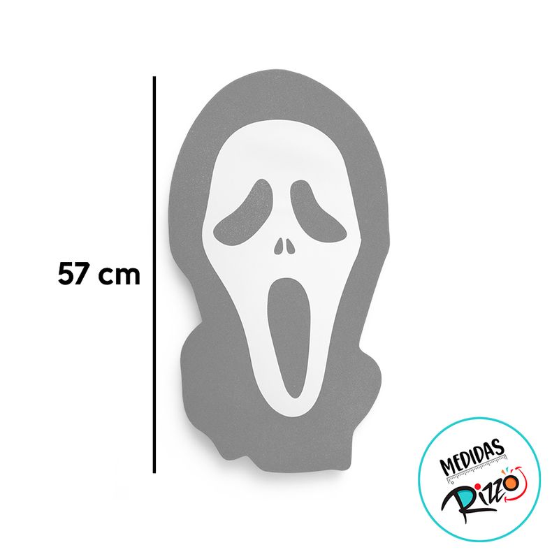 Placa Decorativa em EVA - Pânico - 57x32cm - 1 unidade - Magazine 25