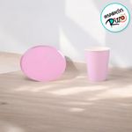 Copo de Papel Biodegradável 270ml - Lilás - Candy Color - 8 unidades - Magazine 25