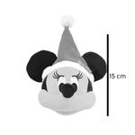 Pelúcia Cabeça Minnie c/ Gorro de Natal - 15 cm - Natal Disney - 1 unidade - Cromus - Magazine 25