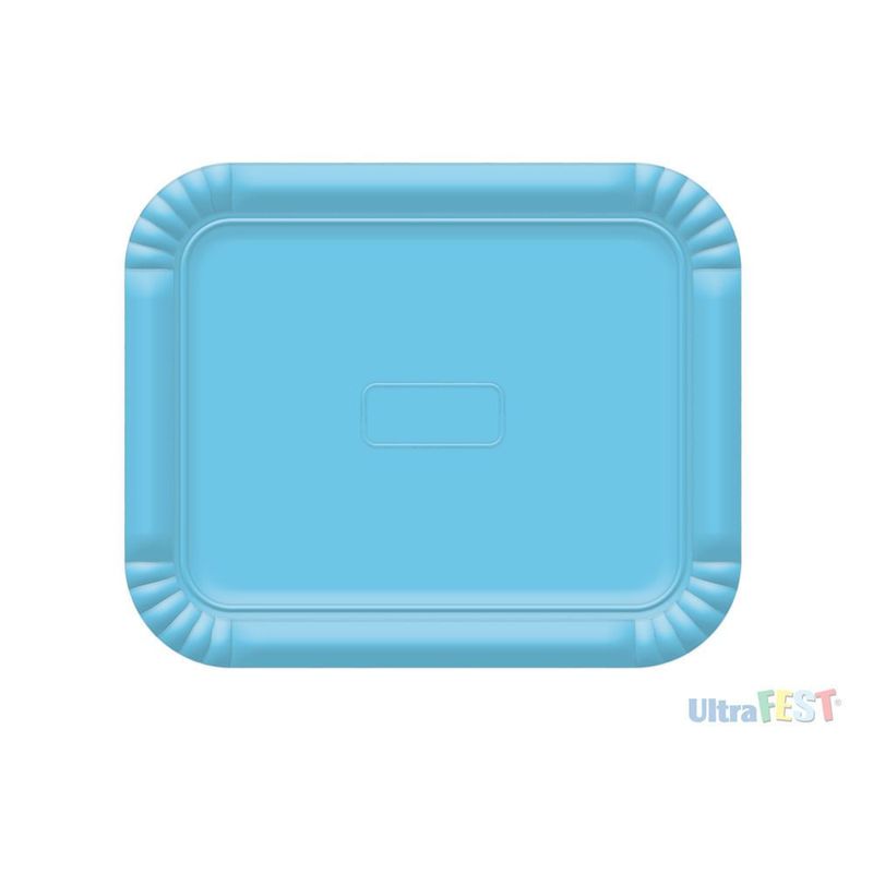 Bandeja 38x31cm Azul Claro Ultrafest