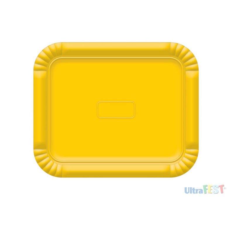 Bandeja 33x27cm Amarela Ultrafest