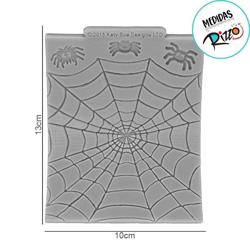 Molde de Silicone - Teia de Aranha - 13x10cm - 1 unidade - Prime Chef - Magazine 25