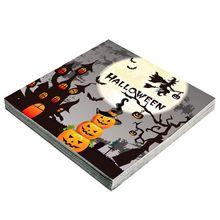 Halloween Guardanapo Noite Assombrada 33x33cm c/20 - Silver Festas