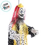 Enfeite Decorativo Halloween - Palhaço Ronald - 135cm - Som, Luz e Movimento - 1 unidade - Cromus - Magazine 25