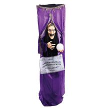 Enfeite Decorativo Halloween - Bruxa Rochele - 170cm - Som, Luz e Movimento - 1 unidade - Cromus - Magazine 25