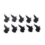 Aplique Decorativo Halloween - Bruxa - 5cm - 10 unidades - Magazine 25