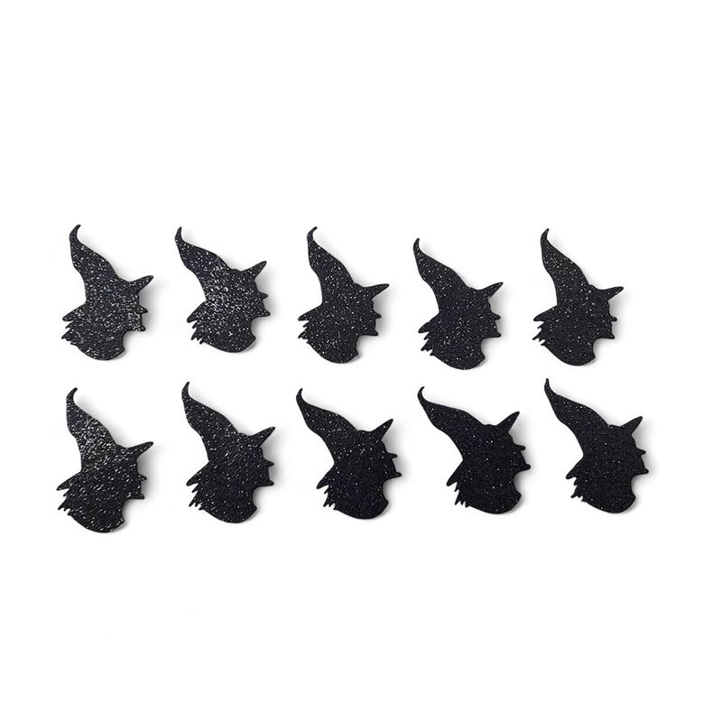 Aplique Decorativo Halloween - Bruxa - 5cm - 10 unidades - Magazine 25