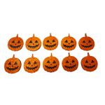 Aplique Decorativo Halloween - Abóbora - 5cm - 10 unidades - Magazine 25
