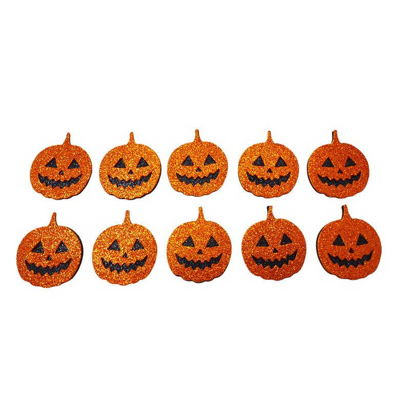 Aplique Decorativo Halloween - Abóbora - 5cm - 10 unidades - Magazine 25