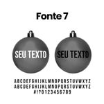 Bola de Natal Personalizada - Rose Gold Fosco - 01 Unidade - Cromus - Magazine 25