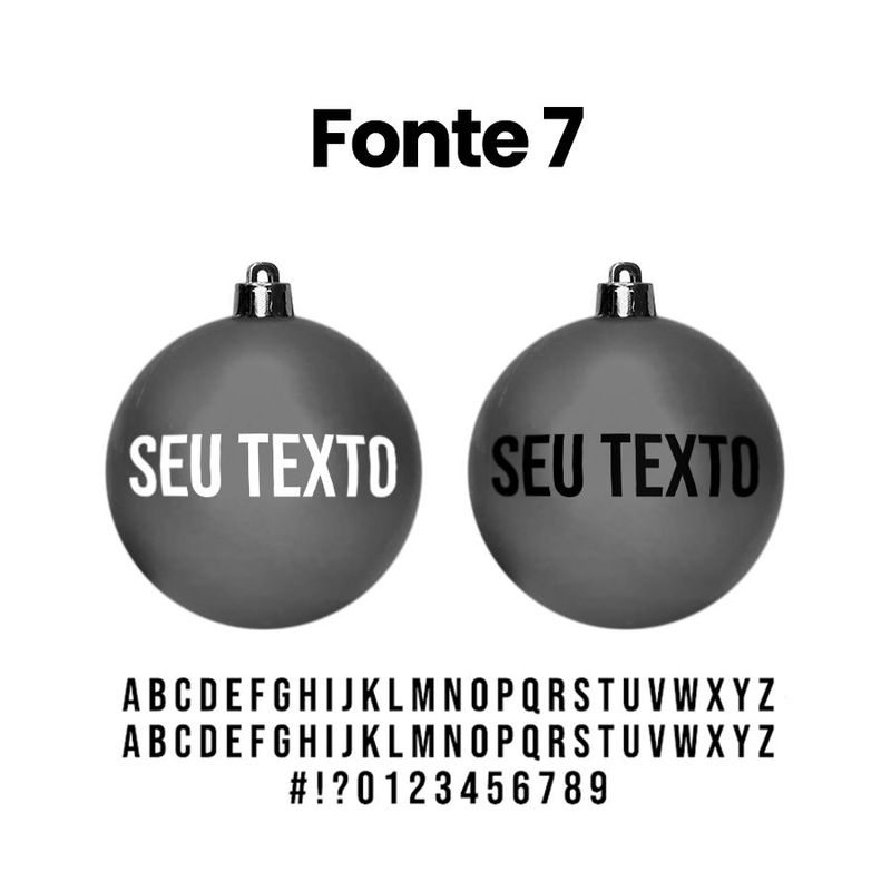 Bola de Natal Personalizada - Rose Gold Fosco - 01 Unidade - Cromus - Magazine 25