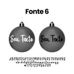 Bola de Natal Personalizada - Rose Gold Fosco - 01 Unidade - Cromus - Magazine 25