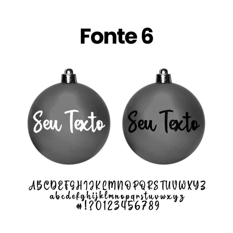 Bola de Natal Personalizada - Rose Gold Fosco - 01 Unidade - Cromus - Magazine 25