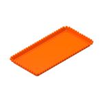 Bandeja Esfera Retangular 25X13 Laranja - Honori