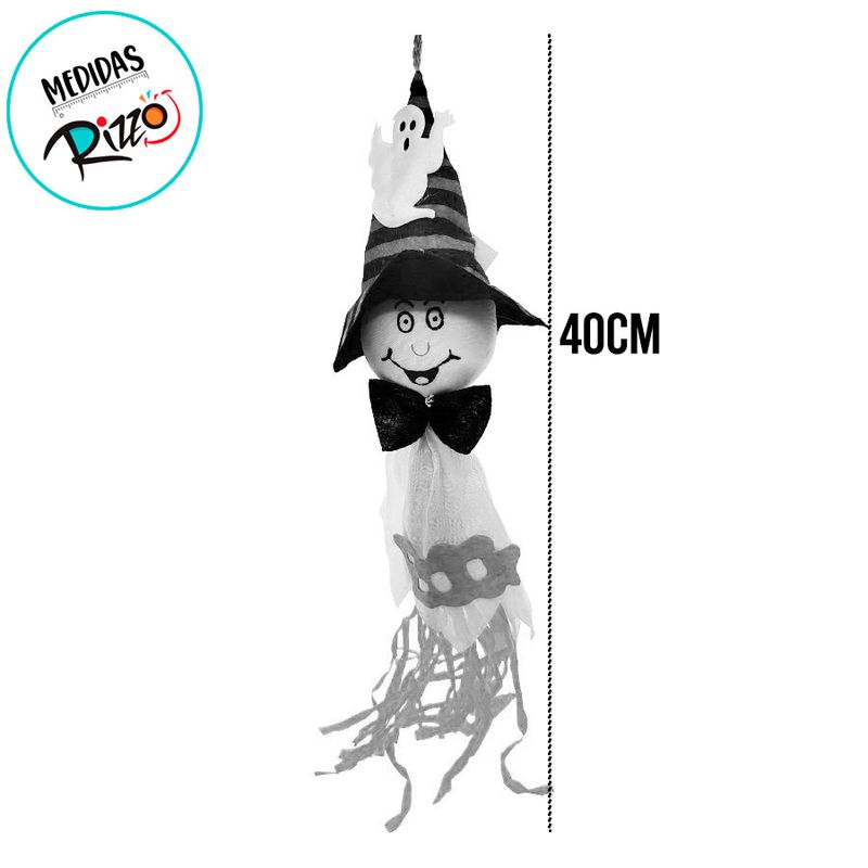 Enfeite de Halloween para Pendurar - Fantasma - 40x9cm - 1 unidade - Magazine 25