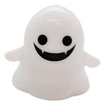 Vela Decorativa Com Led Halloween - Fantasma Sorriso - 5,5x4,5cm - 1 unidade - Magazine 25