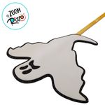 Palito Decorativo Halloween - Fantasma - 28cm - 5 unidades - Magazine 25