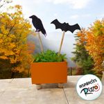 Palito Decorativo Halloween - Corvo - 28cm - 5 unidades - Magazine 25